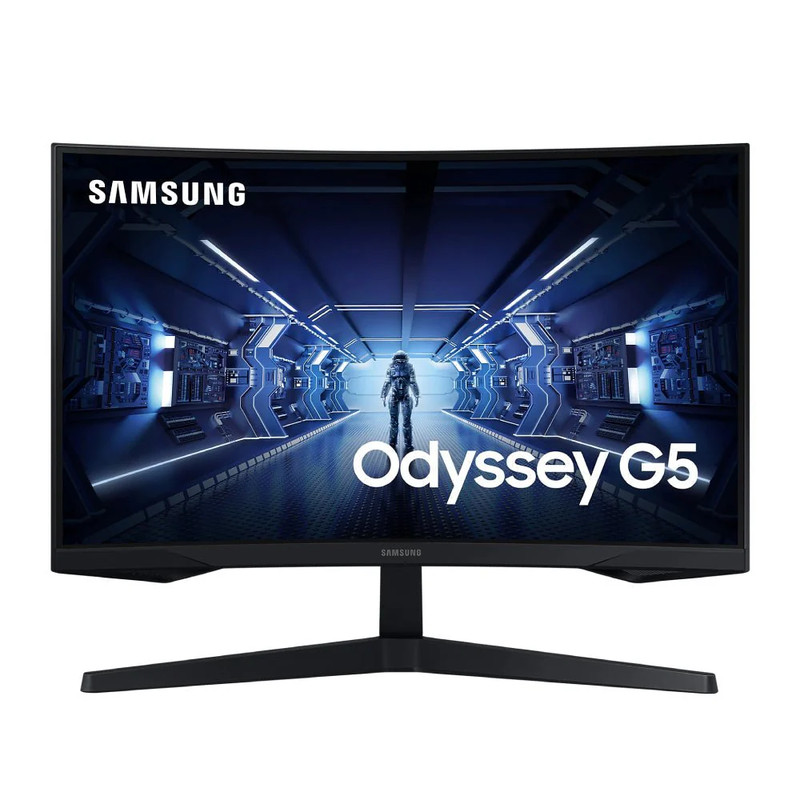 Samsung Odyssey G5 32" 144Hz C32G55TQWM Curved Gaming Monitor - شاشة